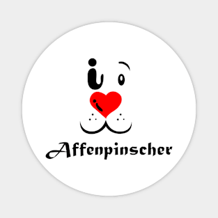 I love my Affenpinscher Magnet